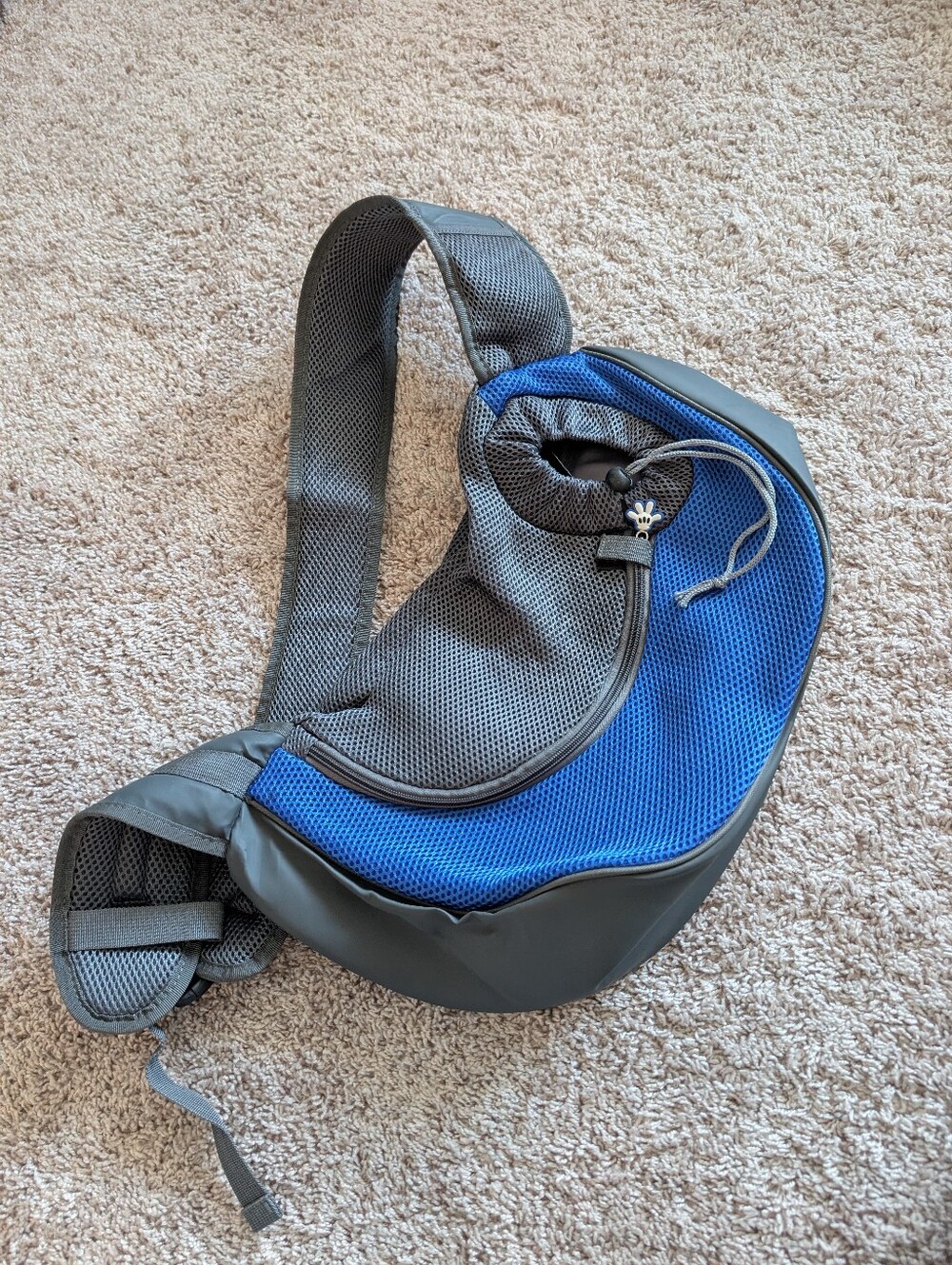 Blue and Gray Dog Carrier